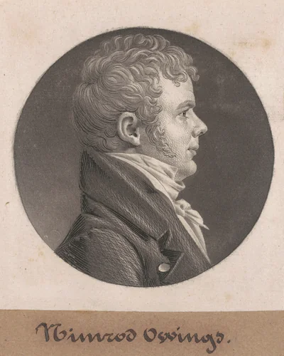 Isaac Van Bibber by Charles B. J. Févret de Saint-Mémin, print, 1798-1808
