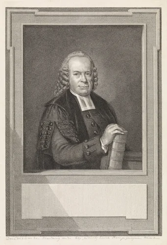 Portret van Gisberus Bonnet by Reinier Vinkeles, print, 1783