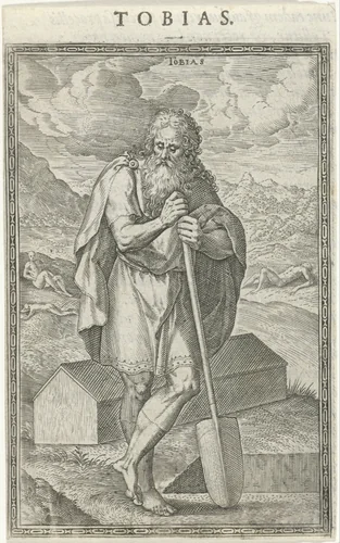 Tobias by Johann Sadeler, print, 1577