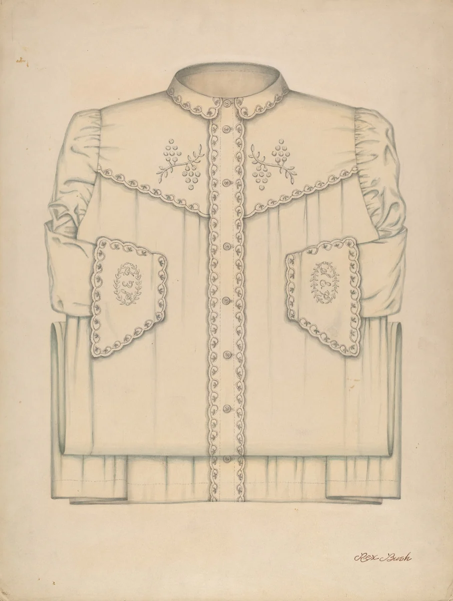 Nightgown by Rex F. Bush, index of american design, 1938