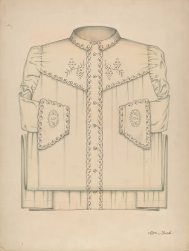 Nightgown by Rex F. Bush, index of american design, 1938