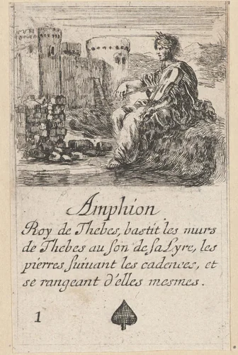 Schoppen één by Stefano della Bella, print, 1620-1664