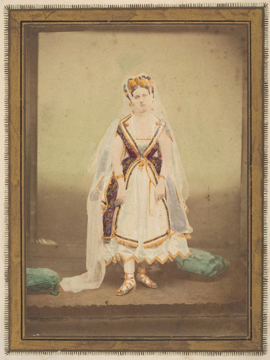 [La Comtesse in robe de piqué‚ or as Judith (?)] by Pierre-Louis Pierson, photograph, 1860-1869