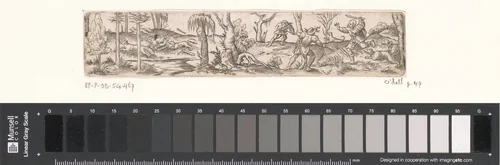 Fox Hunt by Unknown, print, 1524-1562