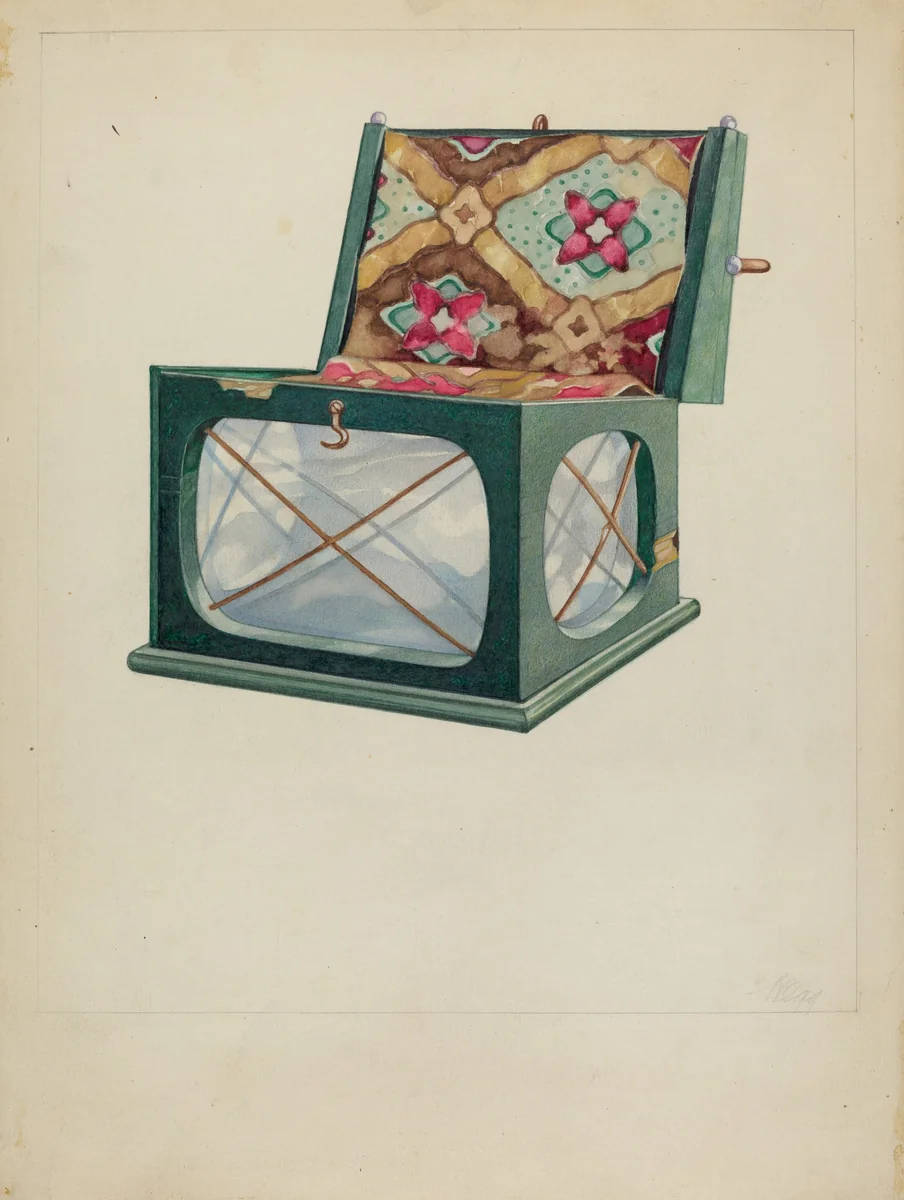 Foot Warmer by Arthur Wegg, index of american design, 1936