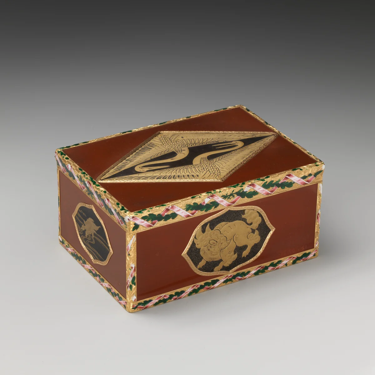Snuffbox by Jean Ducrollay, metalwork, 1753-1754