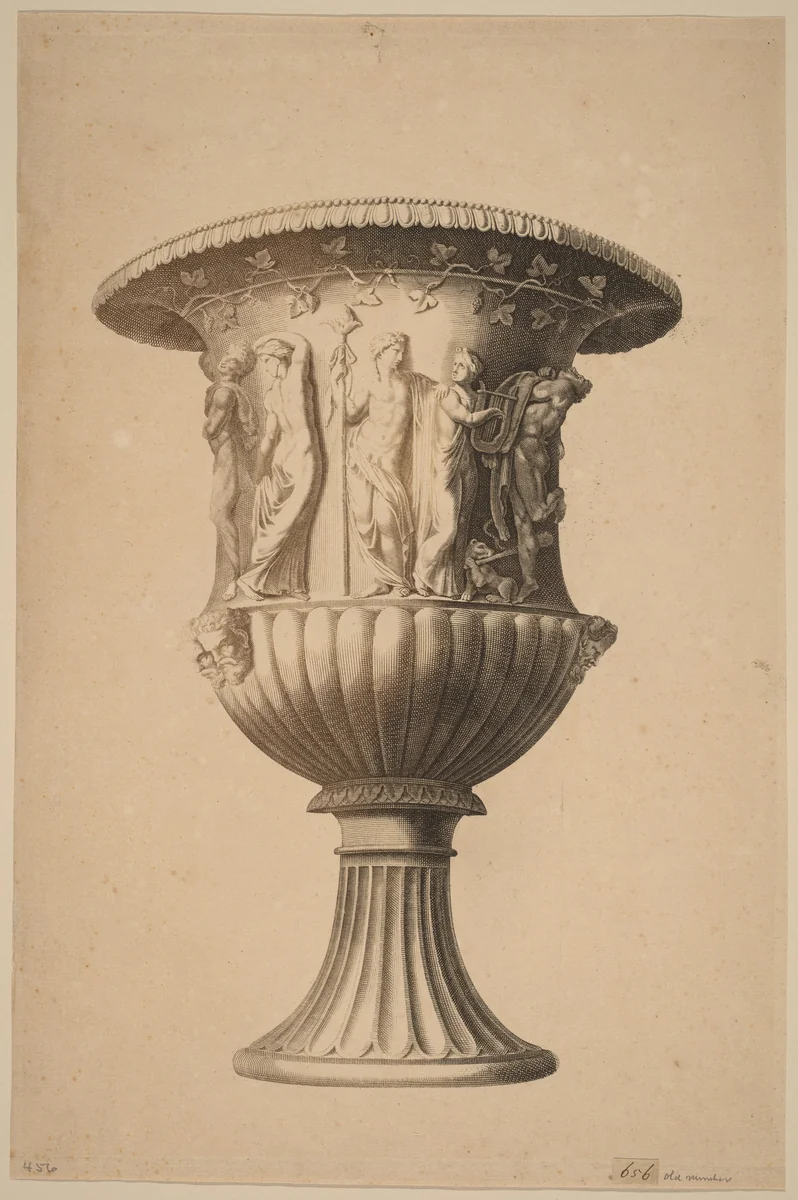 Borghese Vase by Johann Teyler; Charles Errard, print, 1685-1697