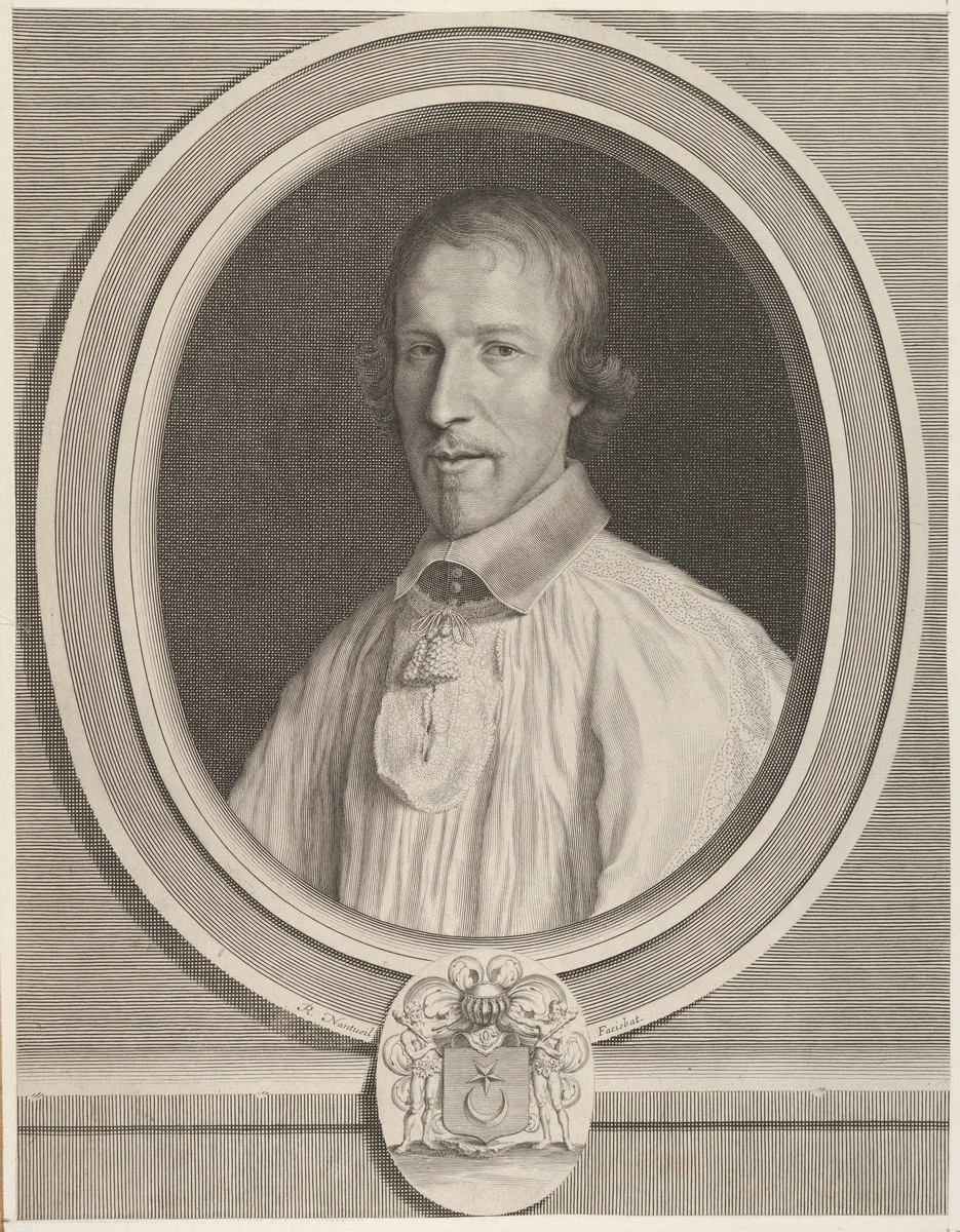 Marc Bochart by Robert Nanteuil, print, 1646-1656
