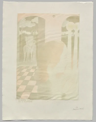 The Knight Did Not Die in the Crusade by Maurice Denis, print, 1899