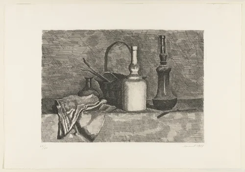 Still Life by Giorgio Morandi, print, 1927