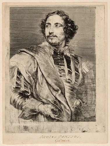 Paulus Pontius by Anthony van Dyck, print, 1630-1633