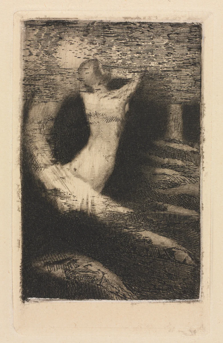 Passage of a Soul by Odilon Redon, print, 1891-1920