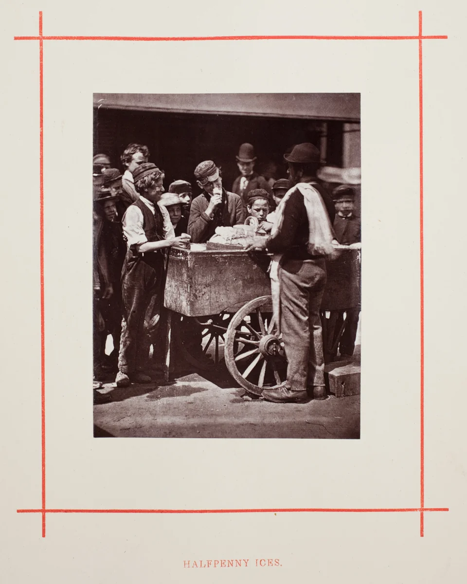 Halfpenny Ices by John Thomson, photograph, 1877