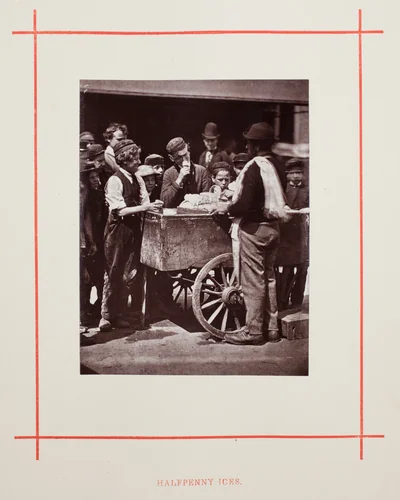 Halfpenny Ices by John Thomson, photograph, 1877