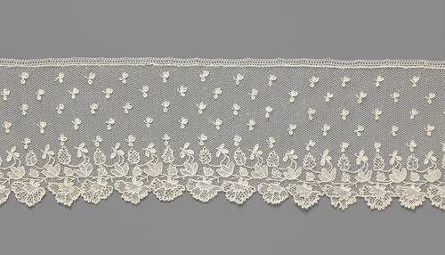 Strook naaldkant met waaiervormige bladeren by anonymous, other, 1800-1815