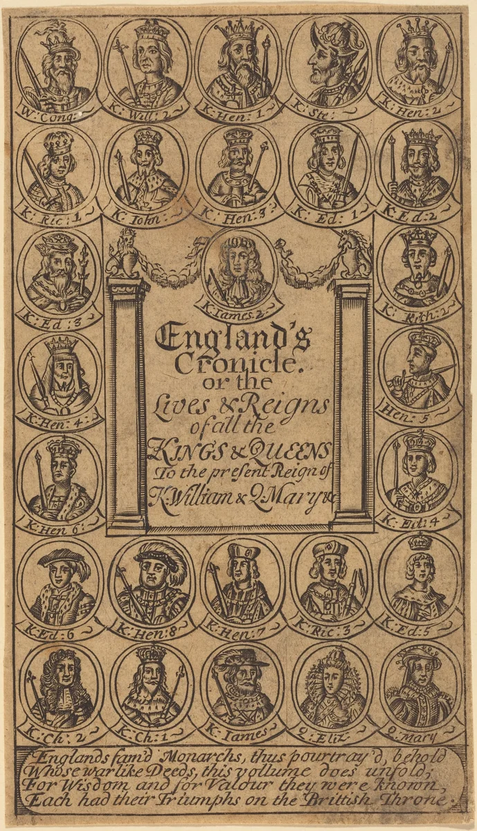 Frontispiece by British 17th Century, print, 1600-1699