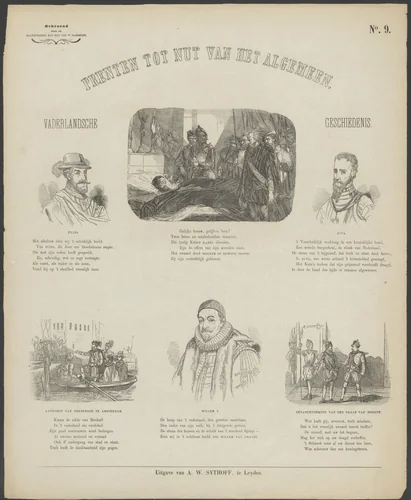 Geschiedenis van Nederland by anonymous, print, 1851-1929