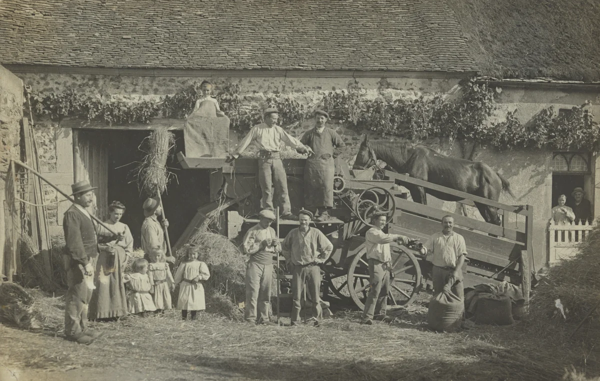 Exploitation agricole, Cussy-les-Forges by Unidentified Photographer, photograph, 1905
