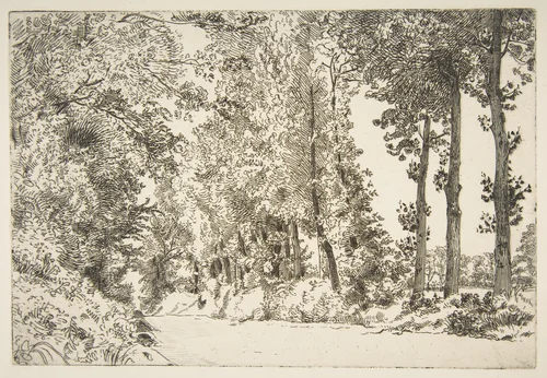 Rue des Bruyères, à Sèvres by Félix Bracquemond, print, 1868