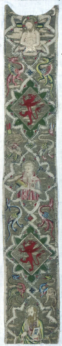 Orphrey Band by Italy, Perugia, textile, 1385-1395