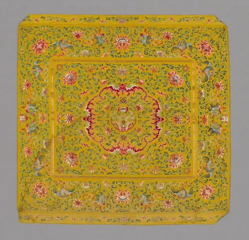 Cushion Cover by Manchu China, textile, 1800-1850