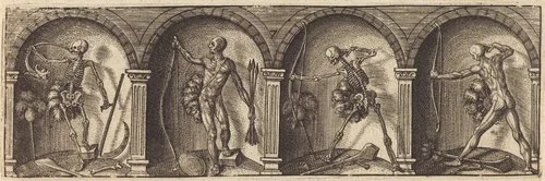 Les divers pourtraicts et figures VII by Master AD, print, 1600