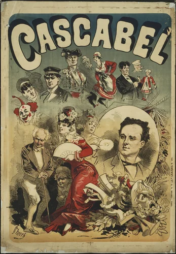 Cascabel by Jules Chéret, design, 1877