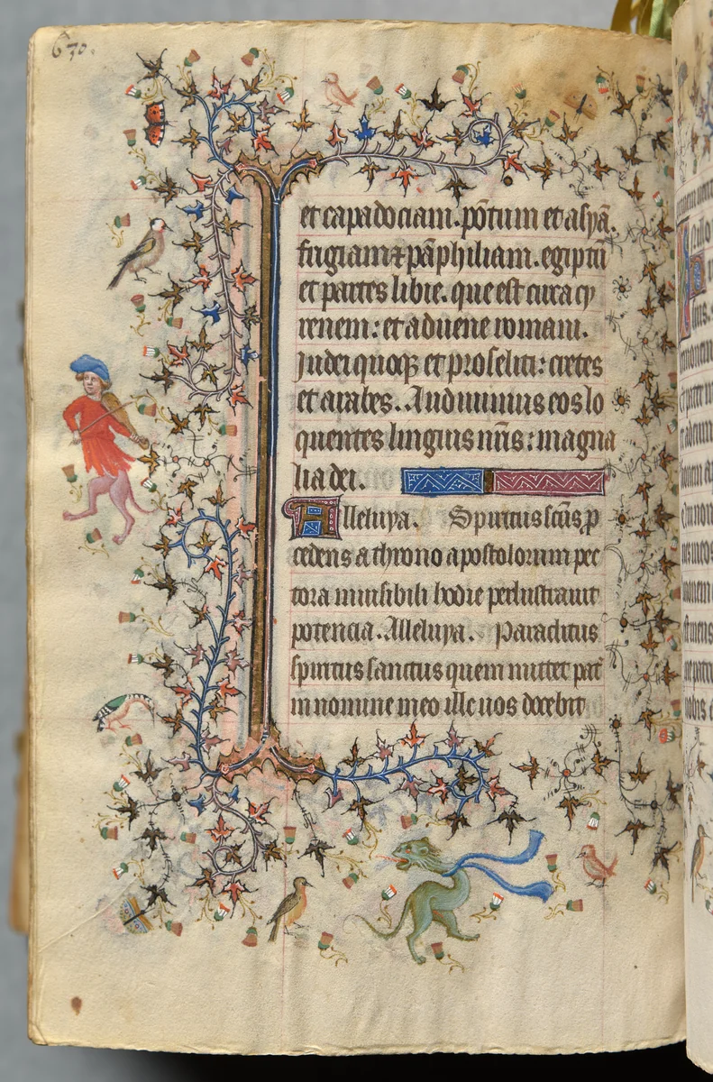 Hours of Charles the Noble, King of Navarre (1361-1425), fol. 309v, Text by Master of the Brussels Initials and Associates, book, 1400-1410