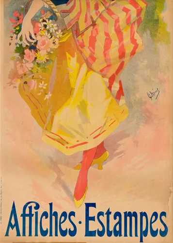 Bookstore Ed. Sagot by Jules Chéret, print, 1891