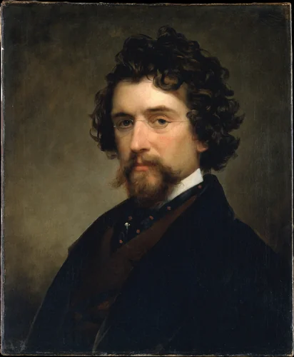 Mathew B. Brady by Charles Loring Elliott, artwork, 1857