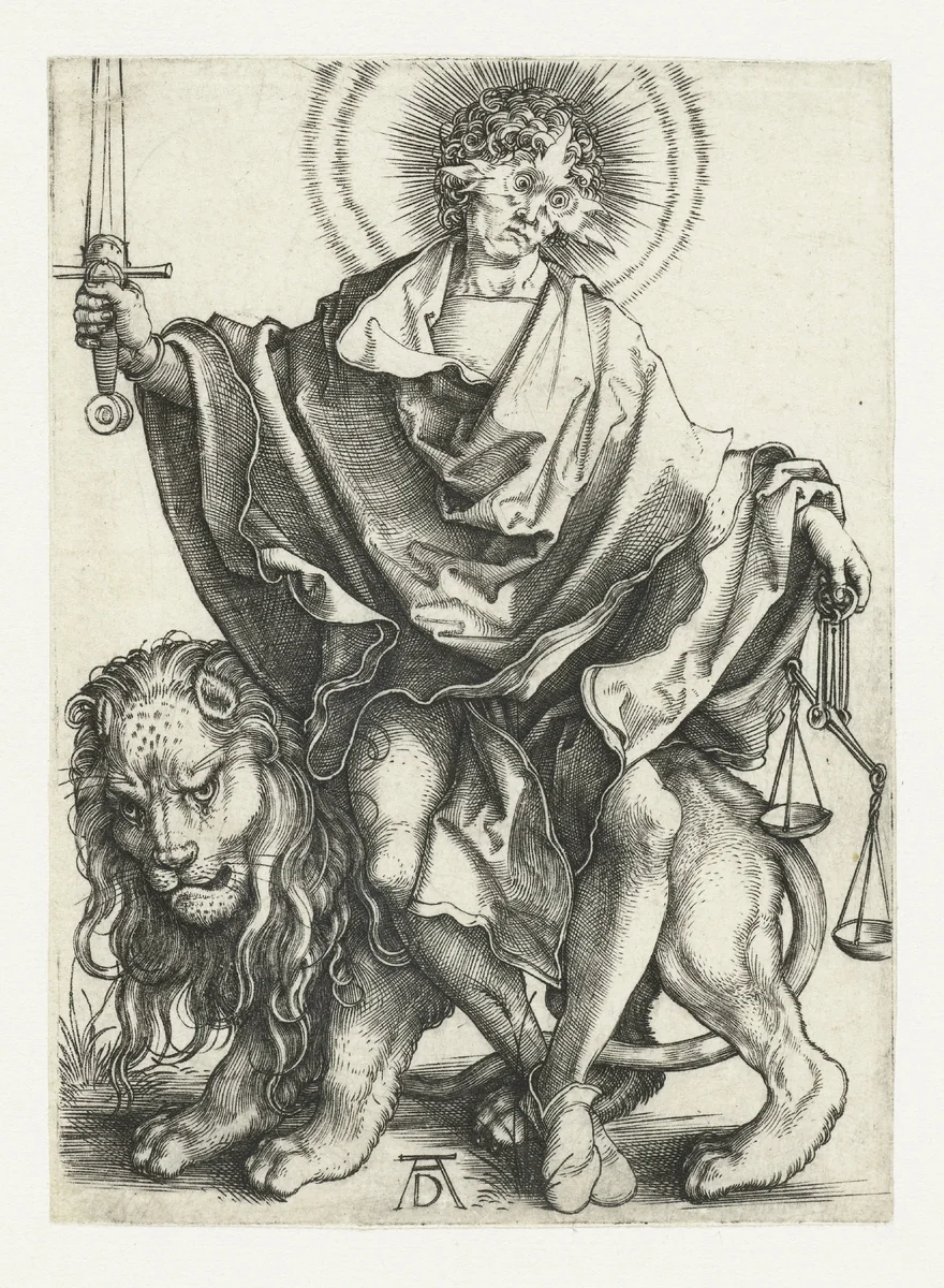 Zon der Gerechtigheid by Unknown, print, 1497-1501