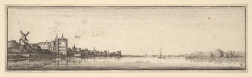 Bonn by Wenceslaus Hollar, print, 1642-1644