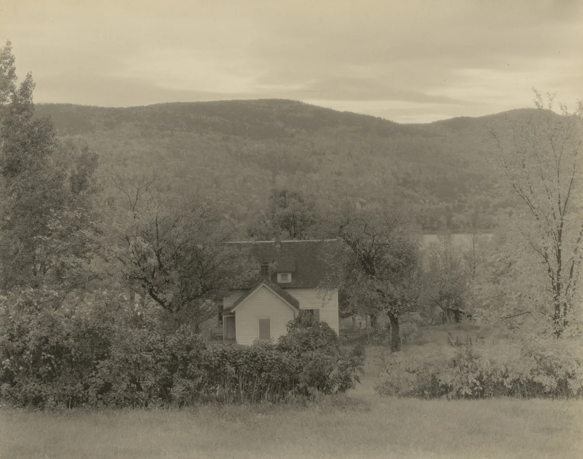 Lake George by Alfred Stieglitz, photograph, 1920