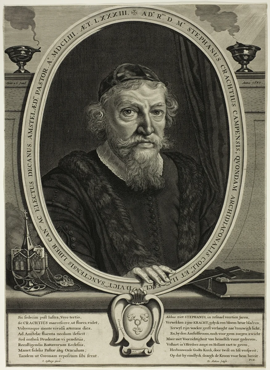 Stephanus Crachtius by Theodor Matham
Johann Spilberg, print, 1653-1676