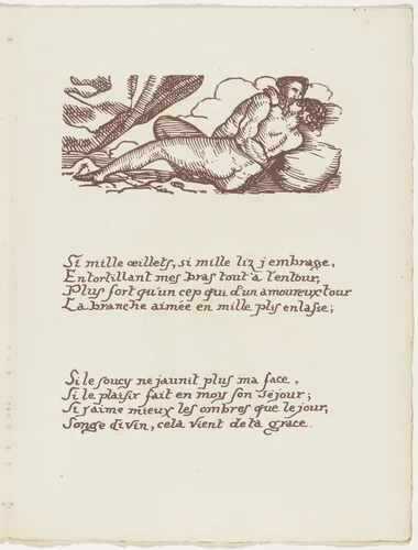 Headpiece (folio 33) from Les Amours (The Loves) by Émile Bernard, illustrated book, 1915