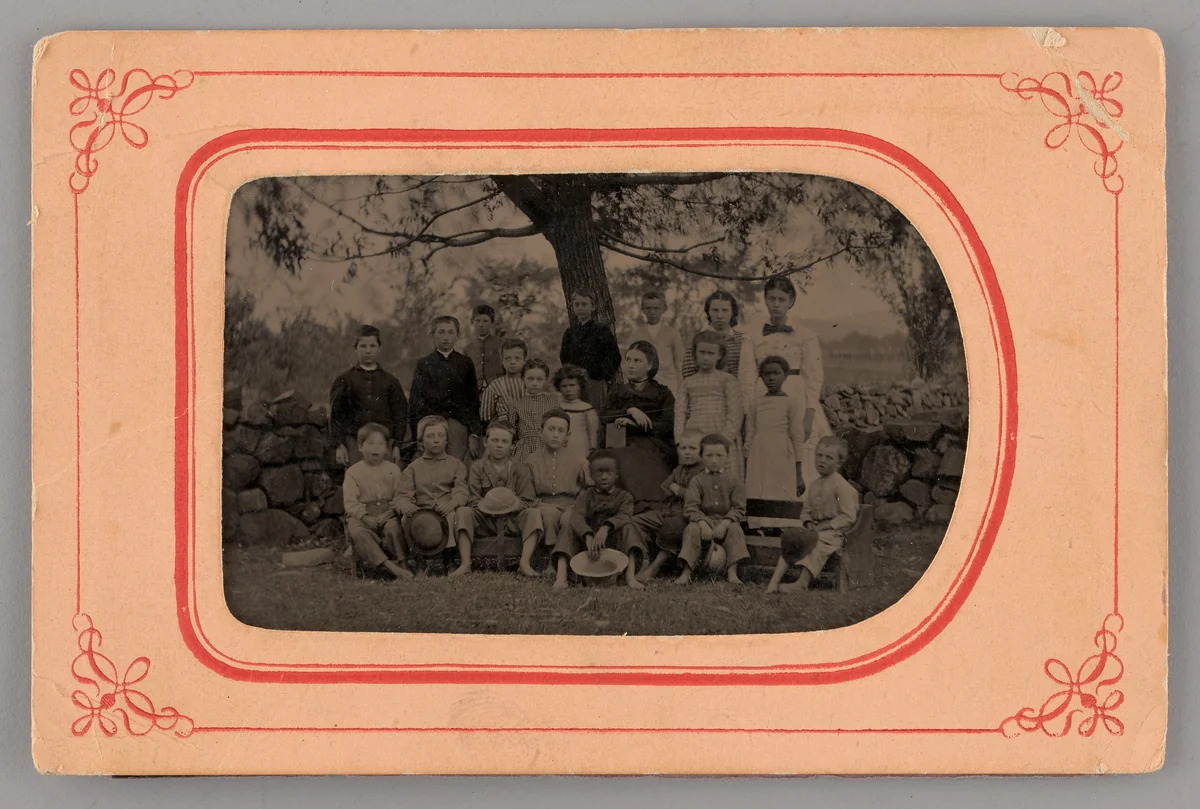 Untitled (Group Portrait of Children) by Unknown maker, other, 1875