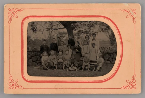 Untitled (Group Portrait of Children) by Unknown maker, other, 1875