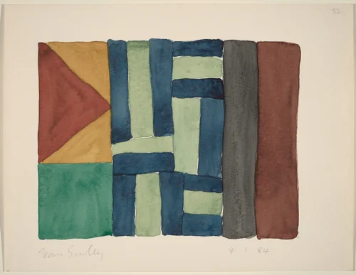 [untitled] by Sean Scully, drawing, 1984