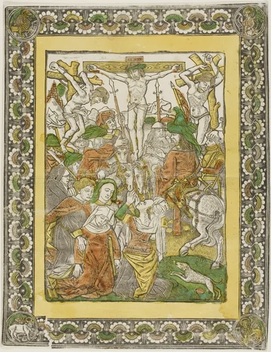 The Crucifixion by Unknown Artist, metalwork, 1470-1480