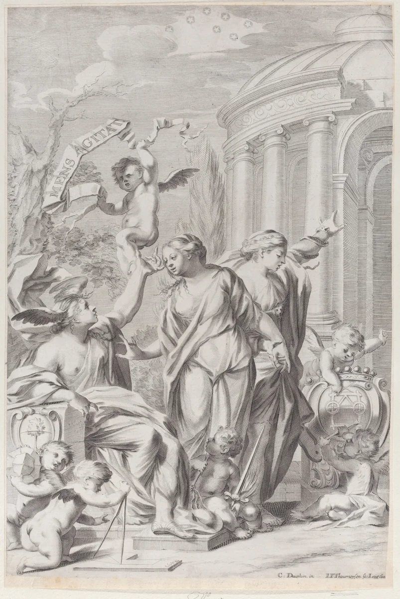Thesis on the arts and sciences by Johann Jakob Thurneysen, print, 1664