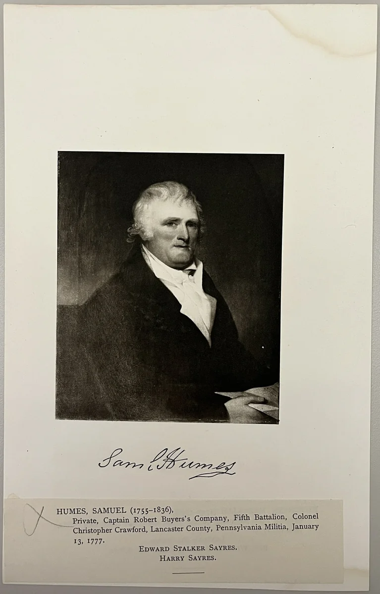 Samuel Humes by Artist Unknown, other, 1800-1899