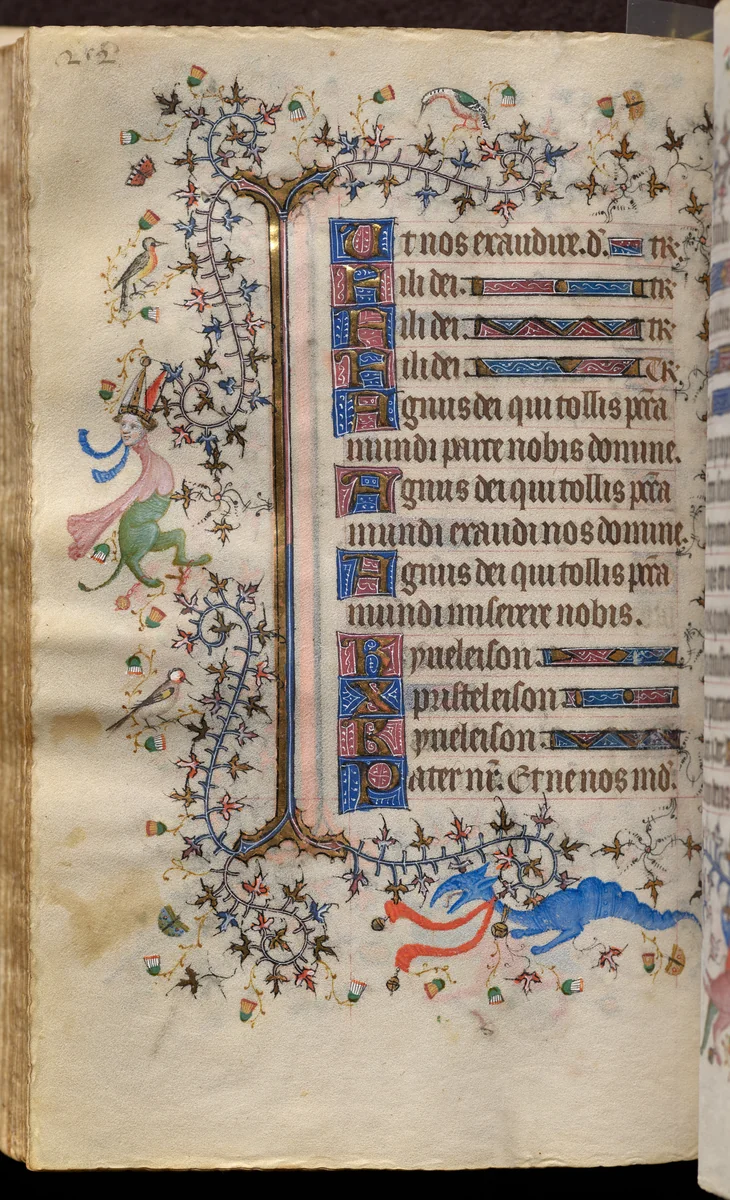Hours of Charles the Noble, King of Navarre (1361-1425): fol. 126v, Text by Master of the Brussels Initials and Associates, book, 1400-1410