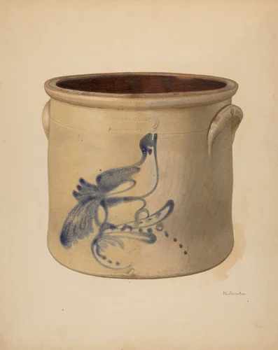 Crock by Nicholas Amantea, index of american design, 1939