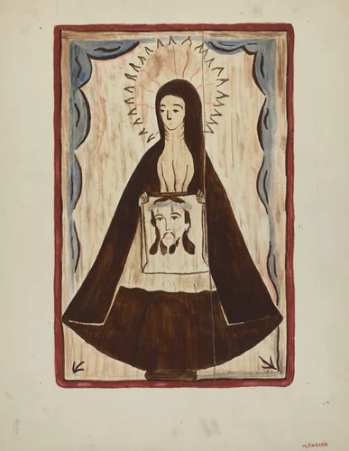 Retablo by Margery Parish, index of american design, 1935-1942