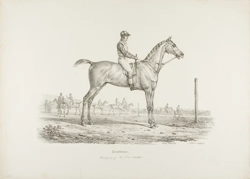 Constance, the Property of Mr. J.G. Schickler by Carle Vernet, print, 1815-1825