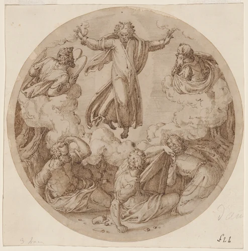 The Transfiguration by Ercole Setti, drawing, 1570-1590