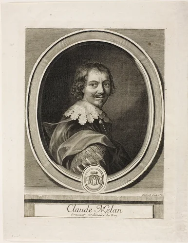 Claude Mellan by Gérard Edelinck, print, 1660-1707