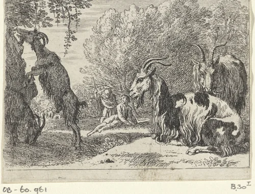 Geiten by Herman van Swanevelt, print, 1636-1655