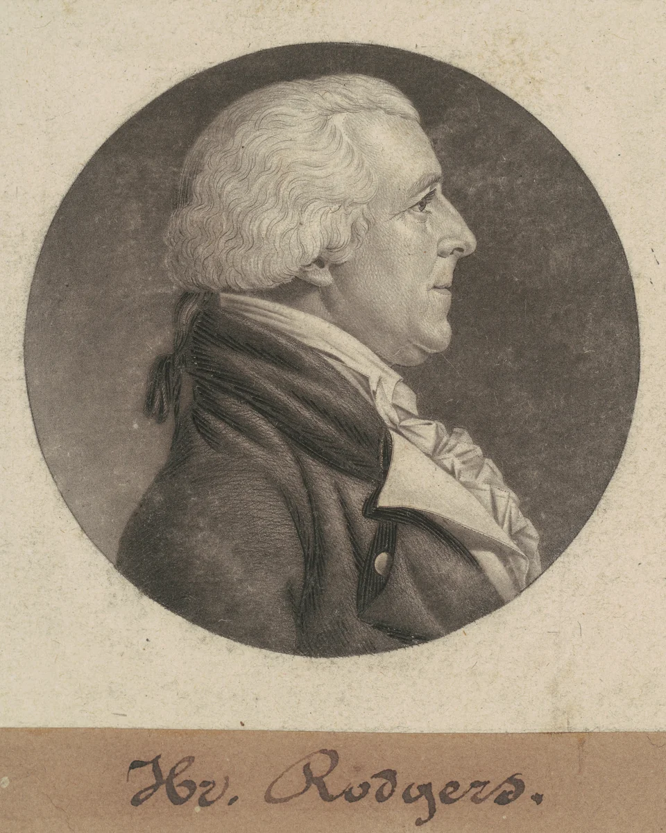 Henry Rogers by Charles B. J. Févret de Saint-Mémin, print, 1806