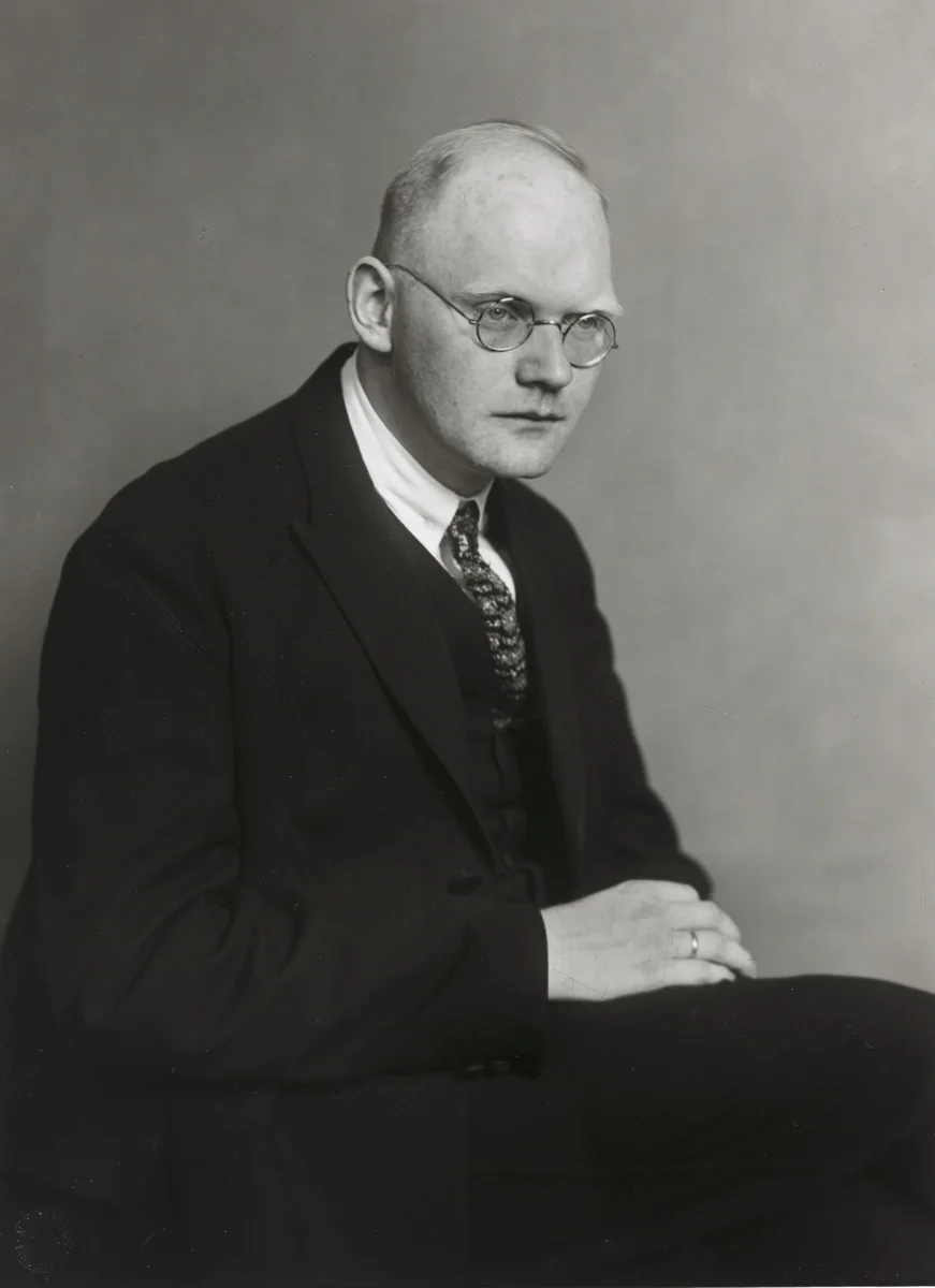 Writer and Journalist [Otto Brües] by August Sander, photograph, 1926